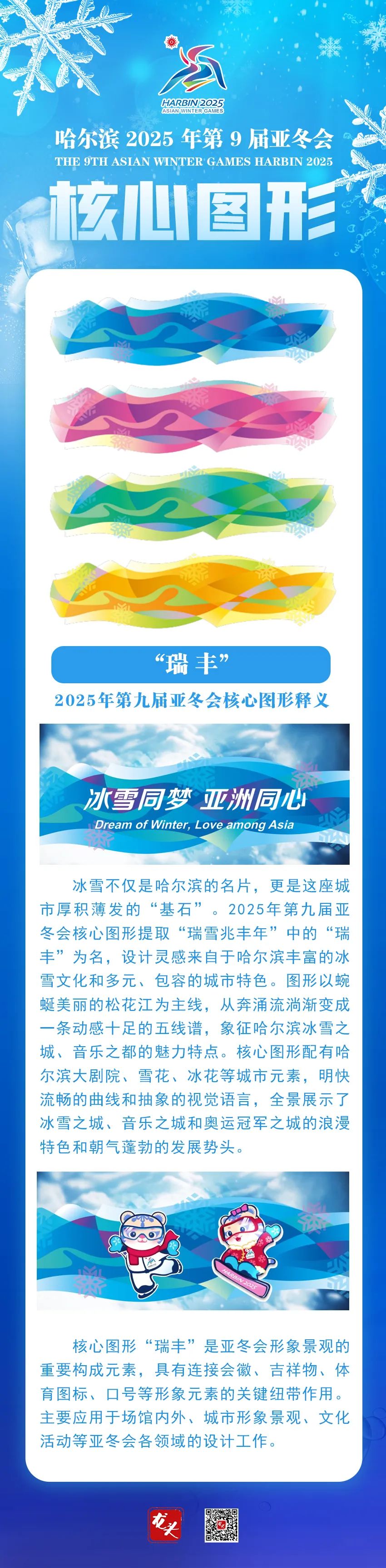 【热点关注】精彩亮相！亚冬会核心图形、色彩系统、体育图标来啦！